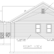 520 Spur Rd N - Right Elevation