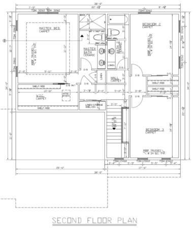 526 Spur Rd N - Second Floor Plan